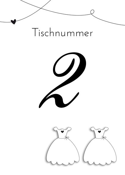 Ansicht 2 - Tischnummer dresses