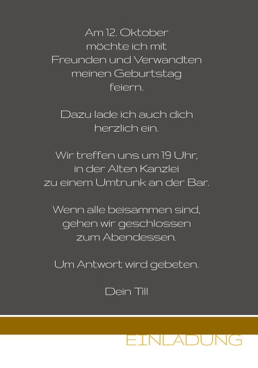 Ansicht 5 - Einladungskarten Martini