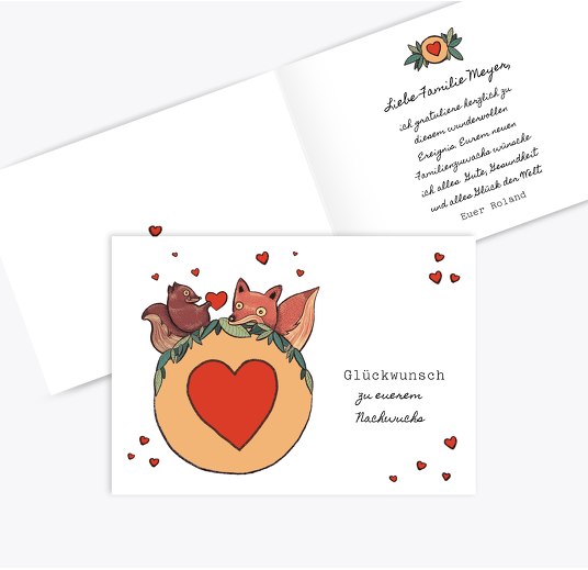 Gluckwunschkarten Zur Geburt Gestalten Freude Verschicken