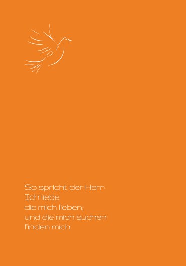 Ansicht 4 - Kommunionskarte Pigeon