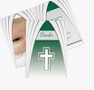Taufe Dankeskarte gotischer Bogen