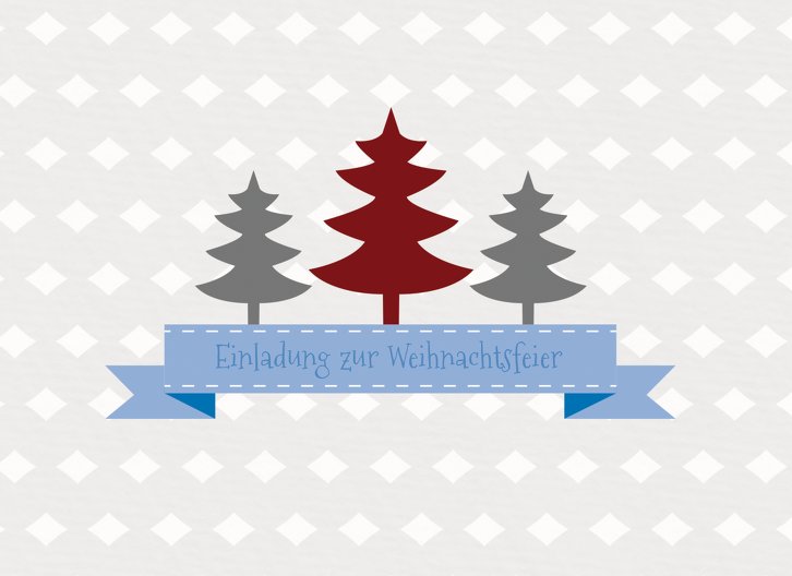 Ansicht 3 - Einladung Tannenbaum Banner