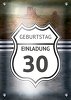 Ansicht 4 - Geburtstagseinladung Route 30