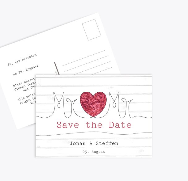 Save-the-Date Mr&Mr