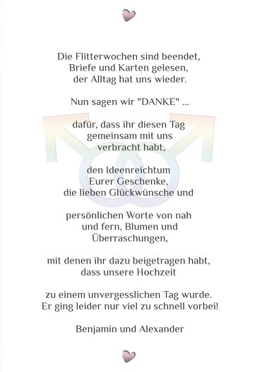 Ansicht 5 - Danke Im Zeichen der Liebe - Männer