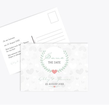 Save-the-Date Zarte Ranke