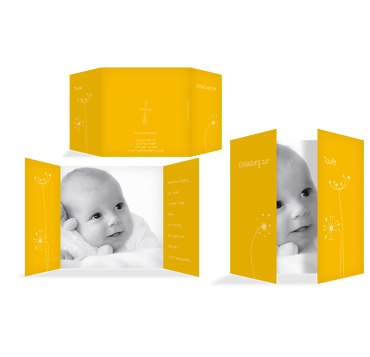 Taufe abstrakte Blumen