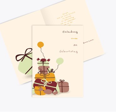 Einladungskarte giftmountain