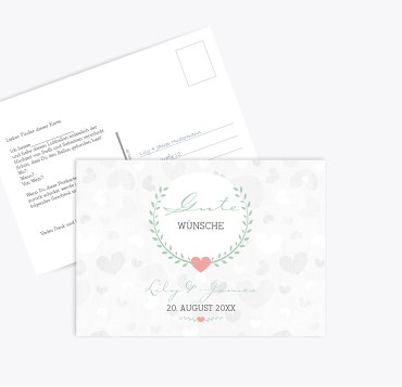 Ballonkarte Zarte Ranke