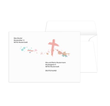 Umschlag einfach Bunt