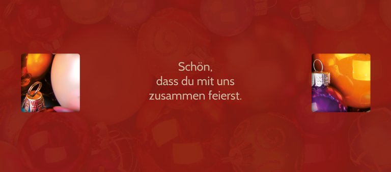 Ansicht 2 - Tischkarte Christbaumkugeln