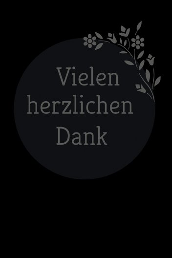 Ansicht 3 - Dankeskarte Kreis