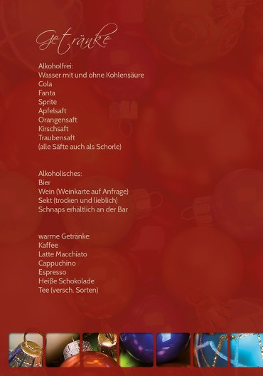 Ansicht 4 - Menükarte Christbaumkugeln