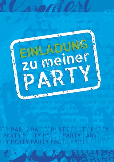 Ansicht 3 - Geburtstagskarte Party