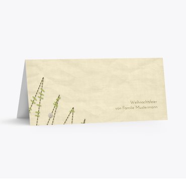 Tischkarte Nahtbaum