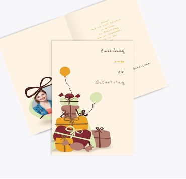 Einladungskarte giftmountain Foto