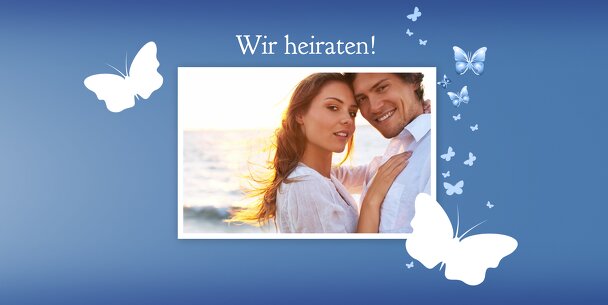 Ansicht 4 - Hochzeit Einladungskarte Traumpaar