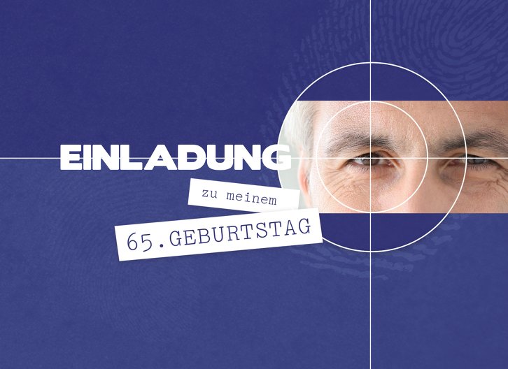 Ansicht 3 - Geburtstagseinladung Foto Krimi 65