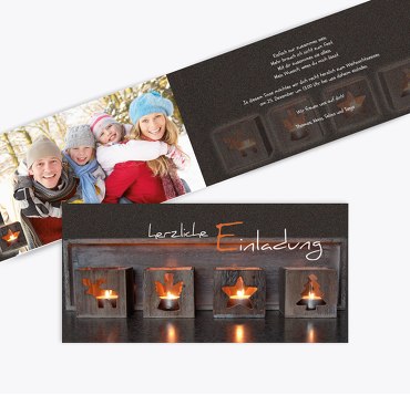 Foto Einladung Adventszeit