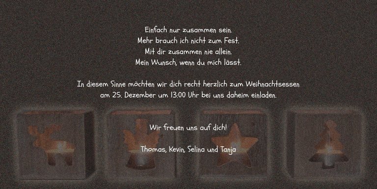 Ansicht 5 - Foto Einladung Adventszeit