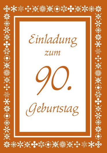 Ansicht 3 - Einladungskarte florale Elemente 90 Foto