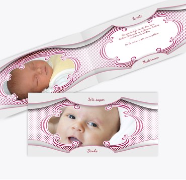 Taufe Dankes Schale & Rahmen