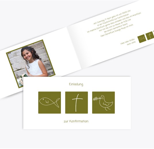 Einladungskarten Zur Konfirmation Designs