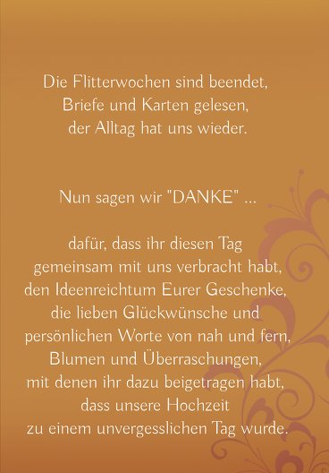 Ansicht 7 - Hochzeit Danke 3 Glücksgriff