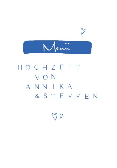 Ansicht 3 - Hochzeit Menükarte Buchstabenrätsel