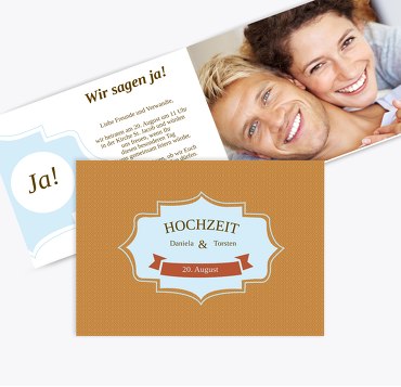 Hochzeit Einladung Harmonie