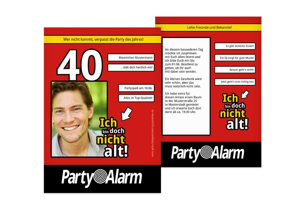 Einladungen Zum 40 Geburtstag Karten Paradies De