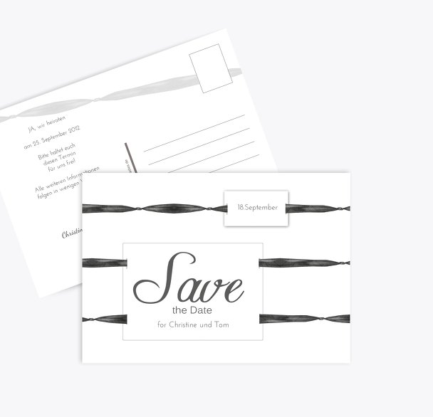 Save-the-Date loop label