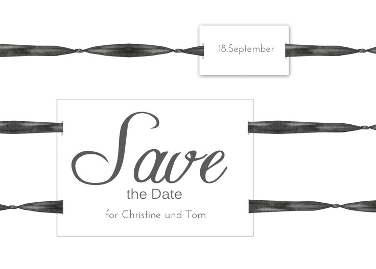 Ansicht 2 - Save-the-Date loop label