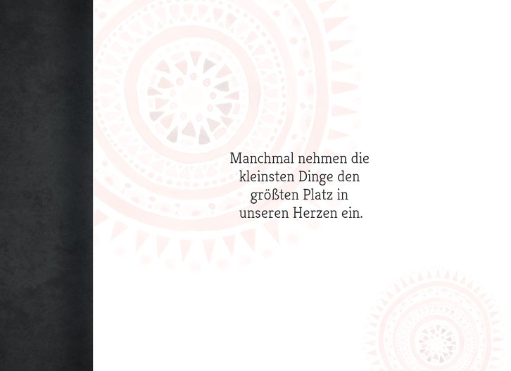 Ansicht 4 - Glückwunschkarte zur Geburt Mandala