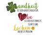 Ansicht 4 - Spruchkarte Gesundheit Liebe Lachen