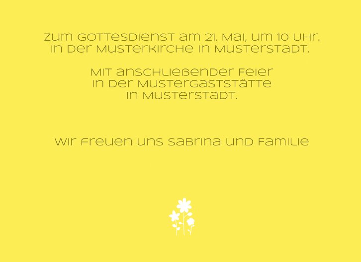 Ansicht 5 - Kommunionskarte Herz