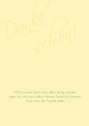 Ansicht 4 - Hochzeit Dankeskarte Liebesbotschaft