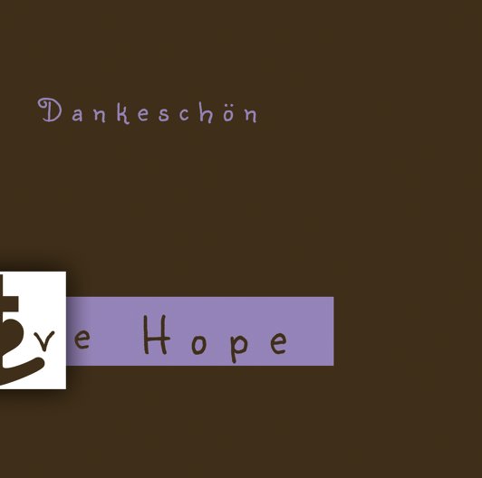 Ansicht 2 - Tauf Dankeskarte faith love hope