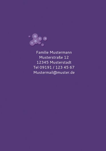 Ansicht 2 - Kommunion Dankeskarte Star