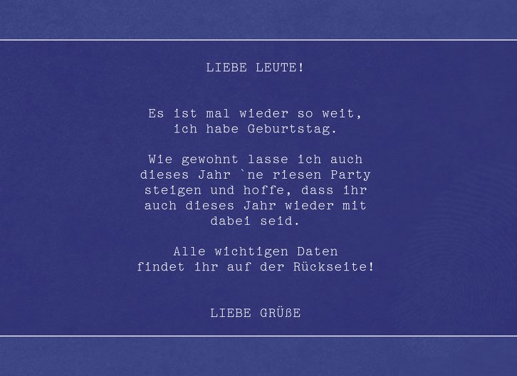 Ansicht 5 - Geburtstagseinladung Foto Krimi 60