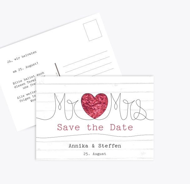 Save-the-Date Mr&Mrs