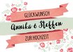 Ansicht 4 - Glückwunschkarte zur Hochzeit Banner