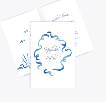 Kondolenzkarte Wolke