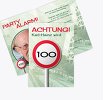 Einladung Begrenzungsschild 100 Foto