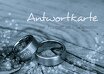 Ansicht 4 - Hochzeit Antwortkarte Eheringe