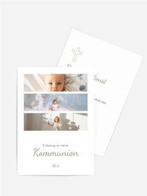 Einladungskarte Kommunion Fotoserie Einladungskarte Kommunion Fotoserie