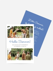 Sommerfest Einladung Wiedersehen