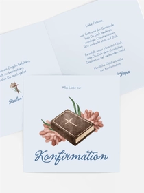 Blumenpostkarte