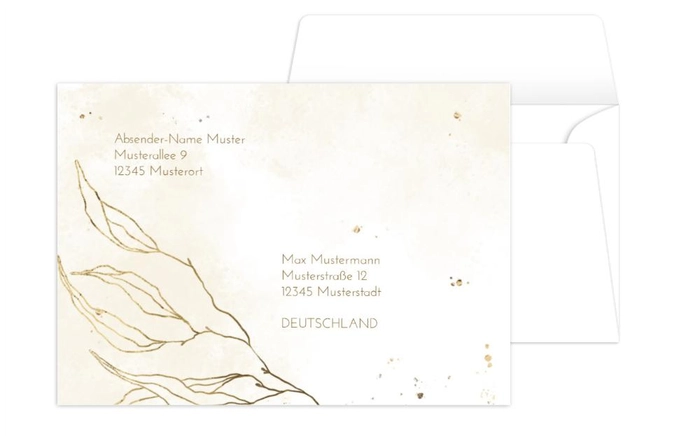 edle Blattstruktur