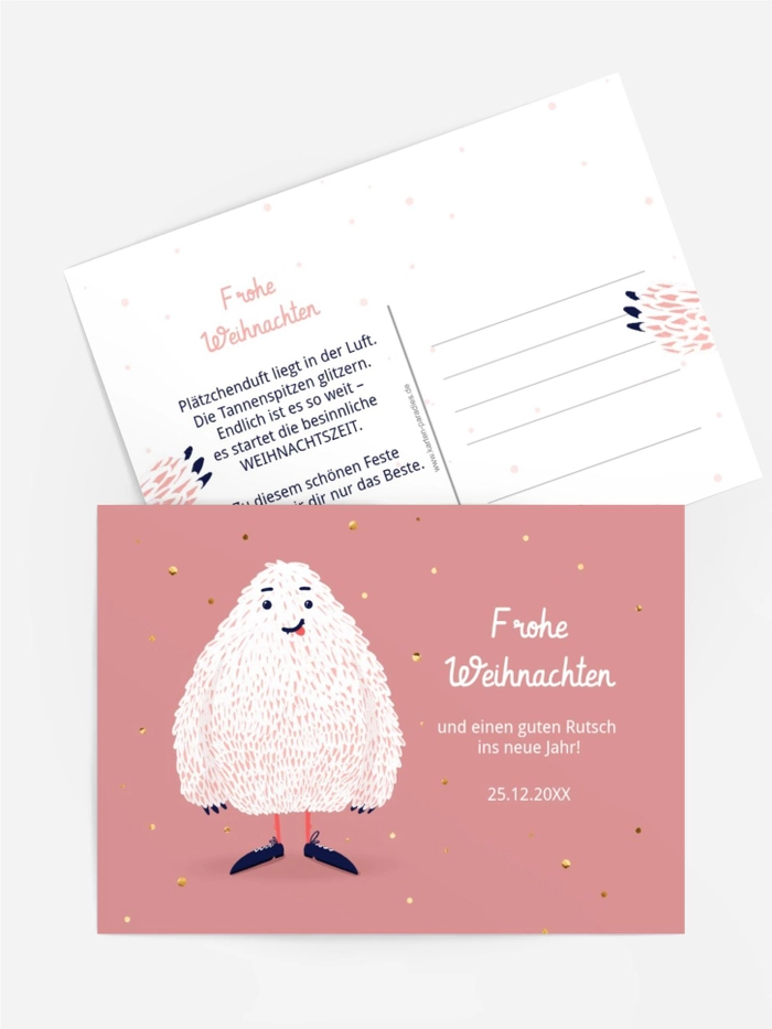 Fröhliche Yeti Grüße